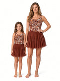 Magical Autumn Mesh Dress